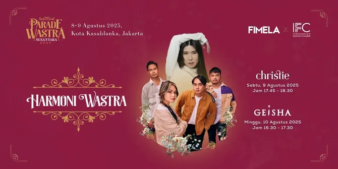 Christie dan Geisha Siap Ramaikan Parade Wastra Nusantara 2025