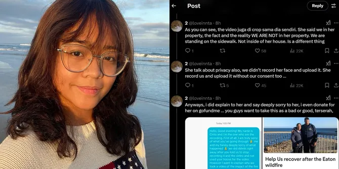 Cinta Kuya dan Keluarganya Ditegur Ngonten Tanpa Izin di Lokasi Kebakaran LA, Justru Merasa Privasinya yang Dilanggar