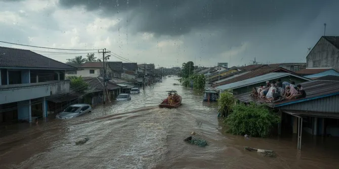 Contoh Teks Eksplanasi Banjir: Panduan Lengkap dengan Struktur dan Penjelasannya