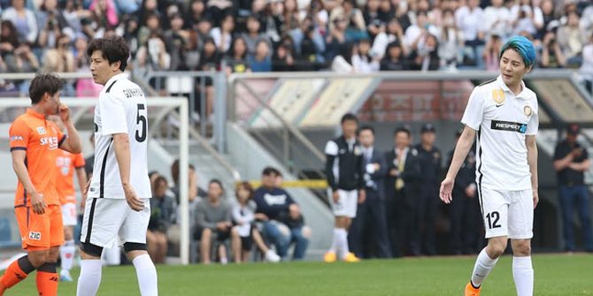 Daftar Bintang Populer Korea Dalam Pertandingan Bola SH CUP 2016