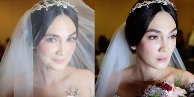 Dandan Pakai Baju  Pengantin  Inikah Petunjuk Luna  Maya  