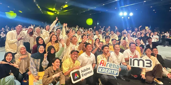 Dari Muklay sampai Aulion bagi ilmu di Airena Kreatif, ke ratusan Anak Muda bareng IM3 dan Adobe Express