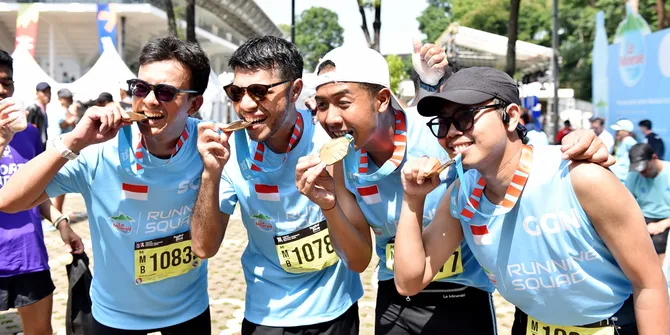 Dari Nol Jadi Finisher! Kisah Inspiratif Running Squad Binaan Le Minerale Virgin FM di JRF 2025