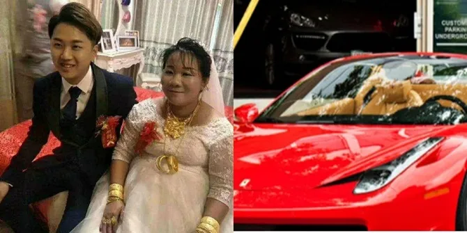 Demi Nikahi Pria 15 Tahun Lebih Muda, Wanita Ini Beri Mahar Miliaran dan Mobil