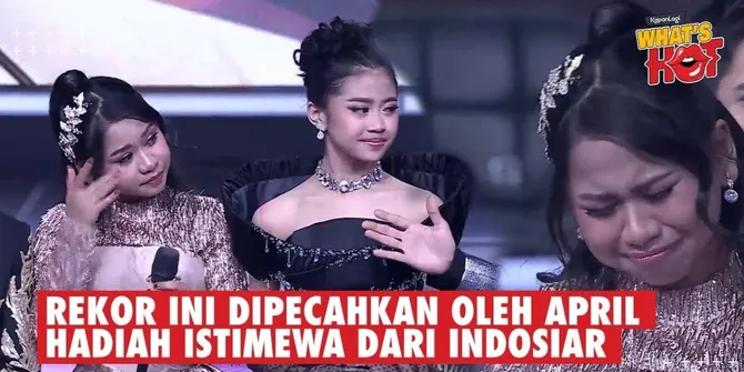 Detik-Detik Nama April Diumumkan Jadi Juara 3 DA 7, Saweran Jutaan - Hadiah Single Perdana