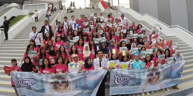 Di Balik Keseruan Cornetto Lovers Menuju Konser Taylor Swift