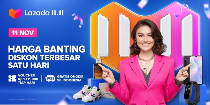 Dimeriahkan Agnez Mo, Lazada 11.11 Tebar Banyak Promo Belanja Lho