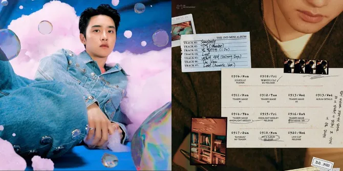 D.O. EXO Akan Comeback Solo Ke-2 Dengan Nuansa Musik Akustik 18 September Mendatang