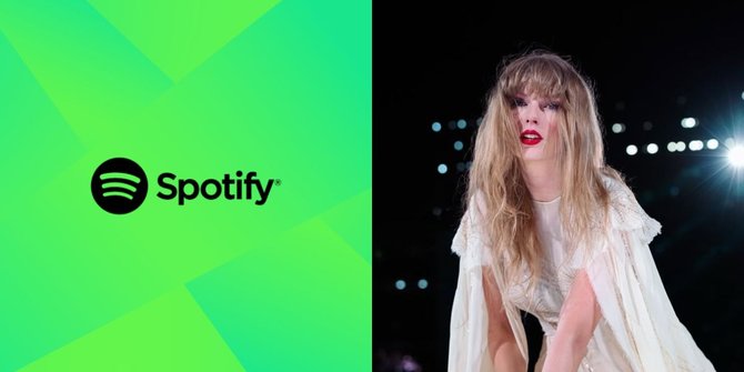 Dominasi Taylor Swift Tak Terbendung di Spotify 2024: Puncaki Layanan Streaming