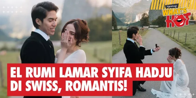 El Rumi Lamar Syifa Hadju di Swiss, Romantis Bikin baper!