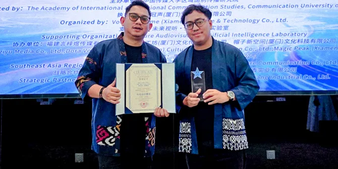 Fajar Aditya Bawa RJL 5 Menang di Festival Podcast China