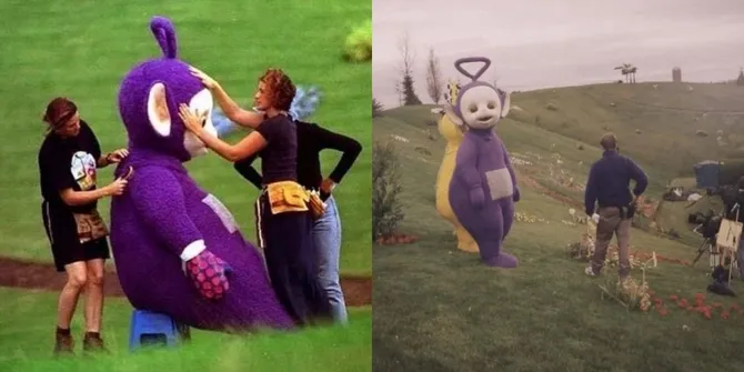 Fakta di Balik 'TELETUBBIES', Aslinya Gede Banget - Tinky Winky Tingginya Mencapai 3 Meter Lebih!