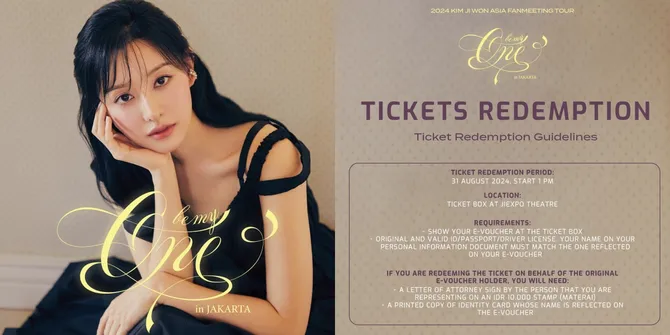 Fan Meeting 'Be My One' Kim Ji Won Semakin Dekat, Begini Cara Penukaran Tiketnya
