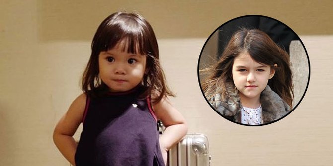  FOTO Cute Baju  Yang Dipakai  Gempi Mirip Suri Anak Tom 