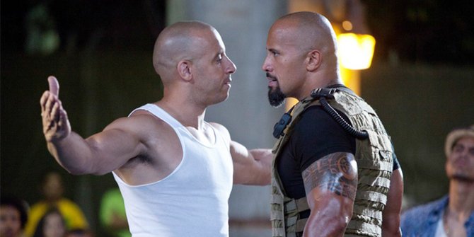 FOTO: Dwayne Johnson Pilih Move On Dari Drama Versus Vin Diesel?