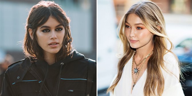 [FOTO] Gigi Hadid vs Kaia Gerber di Atas Runway, Cantik Mana?