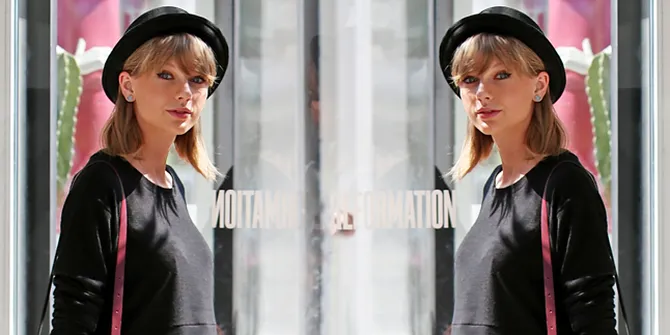 [FOTO] Mirip Abis! Taylor Swift Akhirnya Bertemu Sang 'Kembaran'