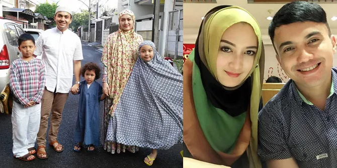 [FOTO] Segera Cerai, Sahrul Gunawan Pilih Salat Ied Bareng Istri