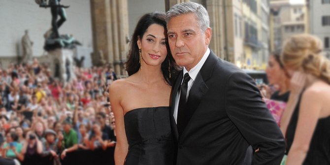  Gaun  Pernikahan  Istri  George Clooney Akan Dijual Bebas 