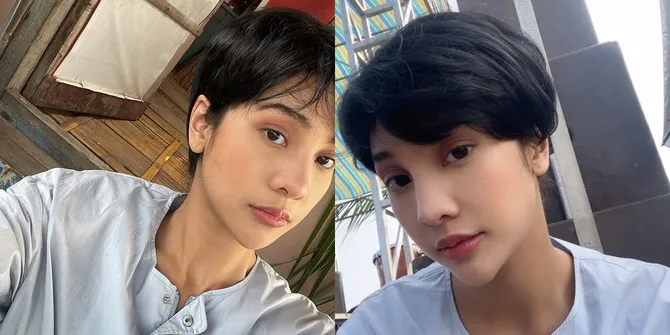 Gaya Rambut Bondol, Ini Potret Anya Geraldine di Lokasi Syuting Film MENDADAK DANGDUT