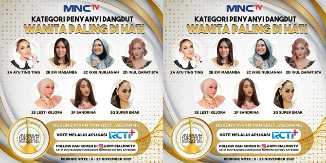 Gelar Ajang Gengsi Anugerah Dangdut Indonesia 2021, Ayu Ting Ting - Ike Nurjanna Siap Jadi 'Penyanyi Dangdut Wanita Paling di Hati'