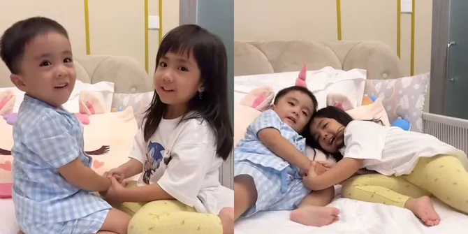 Gemas! Anak Sulung Momo Geisha Ajarkan Adik Berdoa, Endingnya Tak Terduga