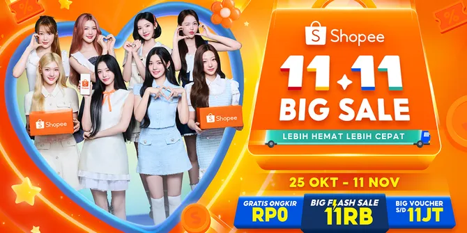 Hearts2Hearts Tampilkan Gaya Ceria & Playful di Iklan Shopee 11.11 Big Sale, Bikin Netizen Heboh!