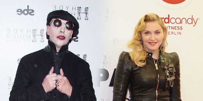 Heboh! Marilyn Manson Akui Ingin Berhubungan Badan Dengan Madonna