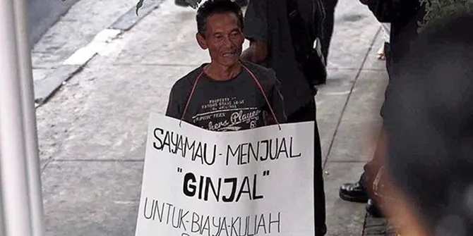 Heboh Pria Jual Ginjal Keliling, Ternyata Begini Kisah Aslinya!