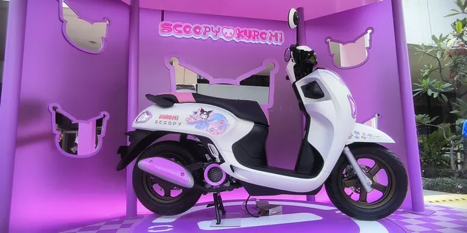 Honda Scoopy Kuromi Limited Edition, Buat Kamu yang Beda dan Funky!