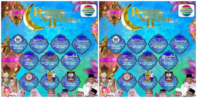 Indahnya 'Ramadhan Penuh Berkah' Bersama Indosiar, Bertabur Bintang!