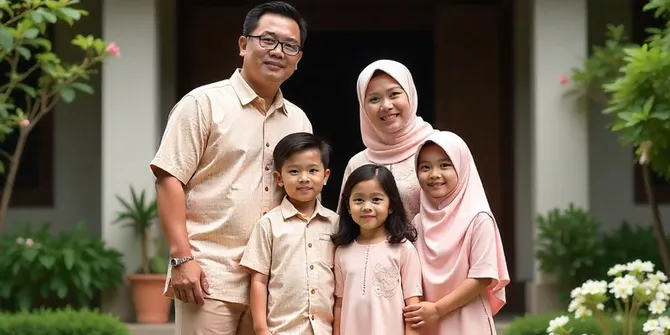 Inspirasi Model Baju Lebaran 2025 Couple Keluarga yang Modis, Cocok untuk Silaturahmi dengan Nyaman