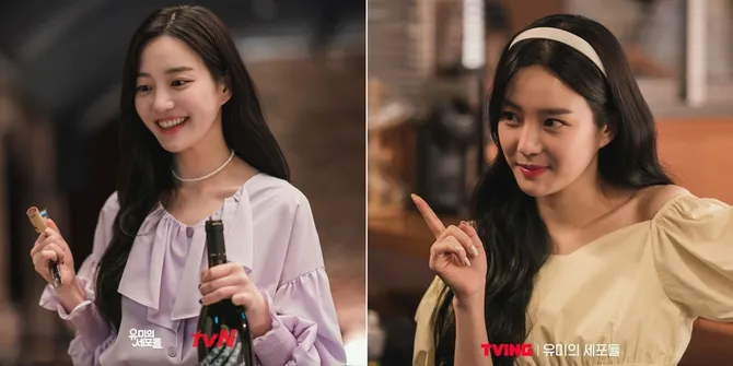 Inspirasi OOTD Kantoran ala Lee Yu Bi dalam 'YUMI'S CELLS', Cocok buat yang Ingin Tampil Girly