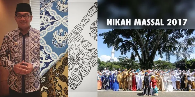 Inspiratif, Ridwan Kamil Bikin Program Nikah Massal 2017 di Bandung