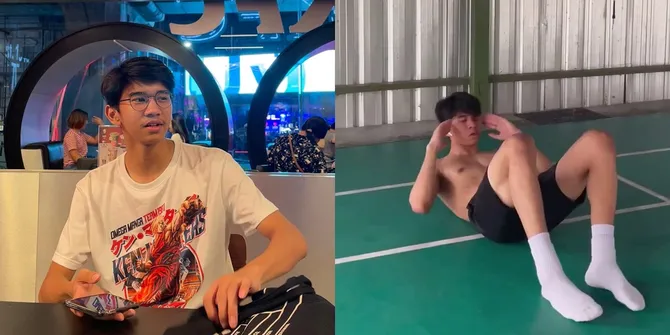 Jadi Atlet Bulutangkis, Begini Keseharian Ayman Modjo Anak Duta Sheila On 7 Latihan - Tubuh Tegap Bikin Jantung Berdegup