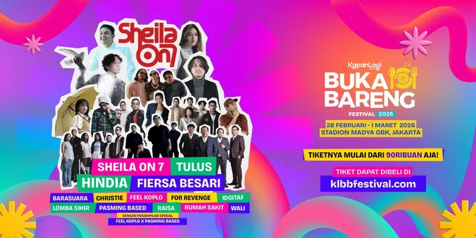 Jangan Sampai Terlewat! Ini Rundown Lengkap KLBB Festival 2026