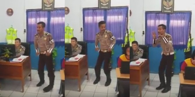 Joget Cantik Lagu 'Sambalado', Polisi Ini Bikin Netizens 