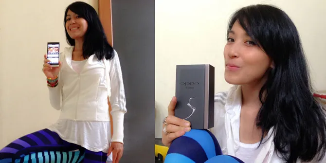 Kampanye Hidup Sehat, Sophie Navita Andalkan OPPO Find 5