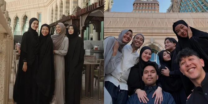 Ke Tanah Suci Bersama, 7 Potret Mahalini dan Aaliyah Massaid Selama Umrah - Penampilannya Tuai Pujian