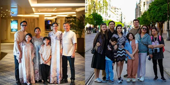 Kedekatan Keluarga Anang Hermansyah dengan Pengasuh sang Anak, Ajak Liburan ke Luar Negeri - Ikut Pakai Baju Sarimbitan