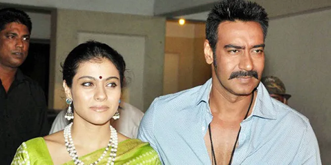 Kencan Bareng Ajay Devgan, Kajol Pede Pakai Tanktop Hijau Stabilo