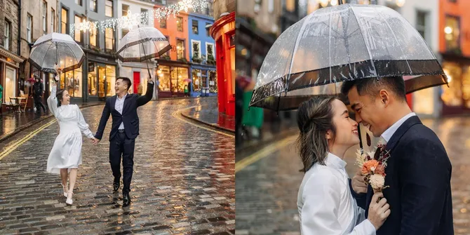 Keyakinan Calon Suami Sempat Disorot, Ini 10 Potret Prewed Gritte Agatha dengan Arif Hidayat - Tampil Beda Berubah Feminin