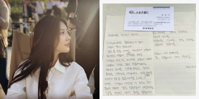 Kim Sae Ron Pernah Dapat Surat dari Seorang Jurnalis, Ungkapan Penyesalan yang Menyentuh Hati