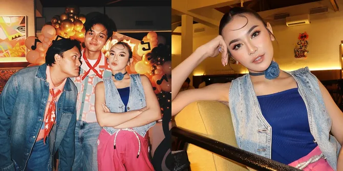 Kini Jadi Bagian Keluarga Sule, 7 Potret Mahalini di Ultah Rizwan Si Adik Ipar