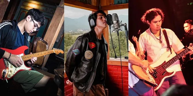 Kini Sibuk Nge-band, Ini 7 Potret Al, El, dan Dul yang Punya Pesonanya Masing-Masing - Calon Suami Idaman