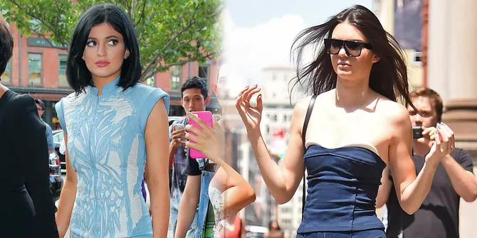 Kompak! Kylie - Kendall Jenner Tampil Seksi di MTV VMA 2014