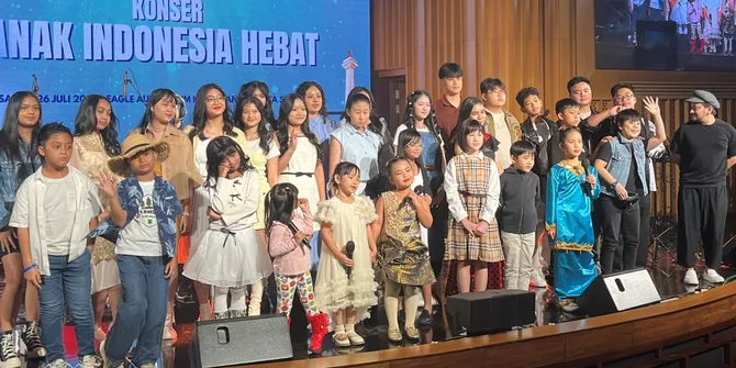 Konser Anak Indonesia Hebat Jadi Panggung Kreativitas dan Harapan Menuju Indonesia Emas 2045