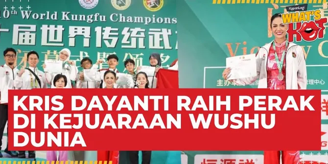 Krisdayanti Raih Medali Perak di Kejuaraan Dunia Wushu 2025, Bikin Bangga Indonesia