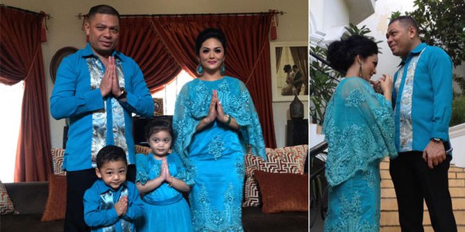 Lebaran Krisdayanti Raul Dari Seragam Sampai Salat Bareng Anak