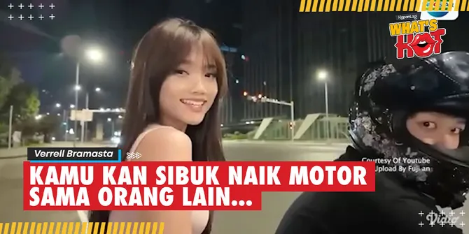 Lihat Fuji Dibonceng Pria Lain, Verrell Bramasta Cemburu?